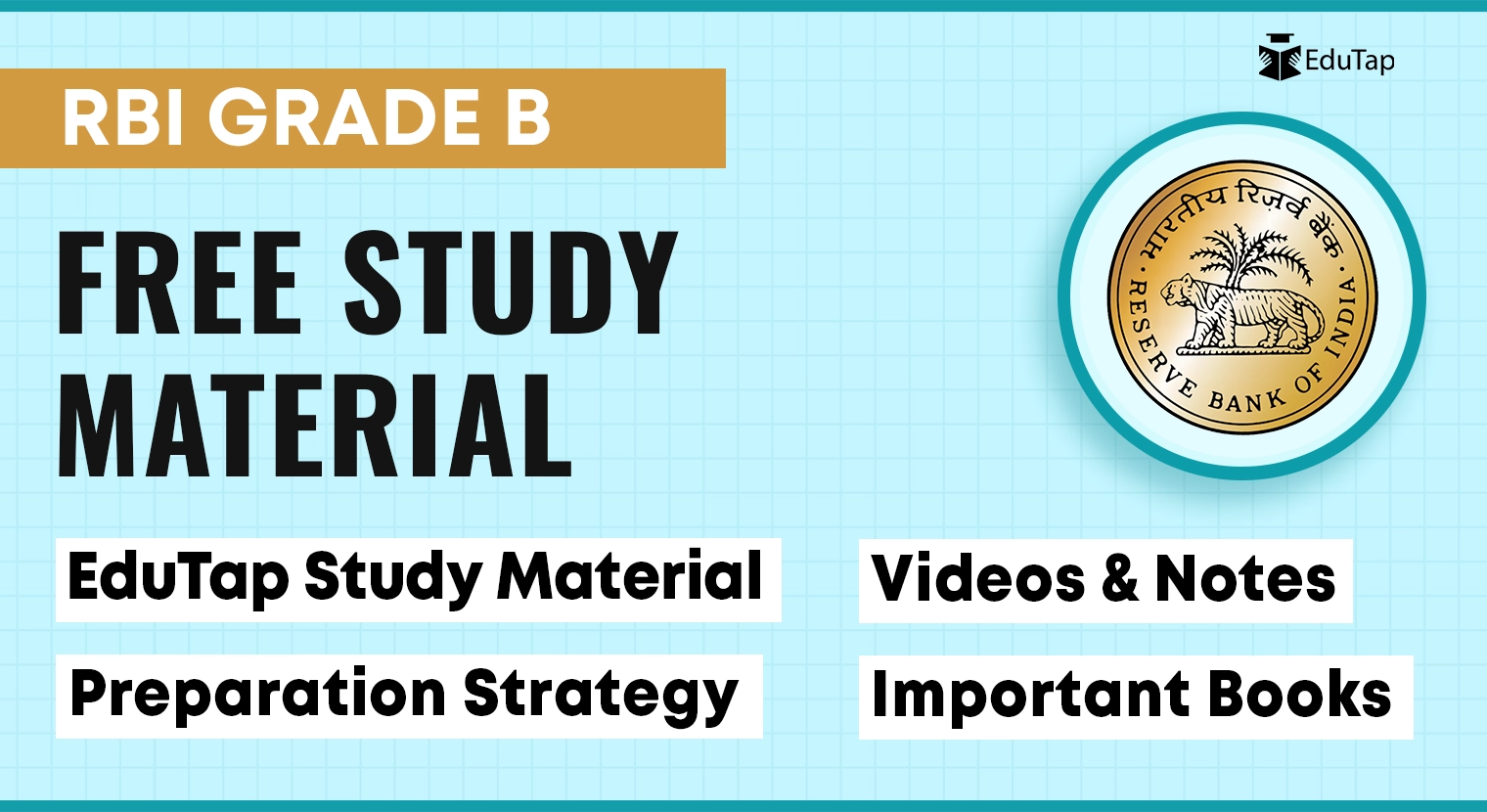 RBI Grade B Free Study Material