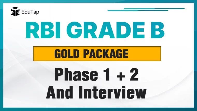 RBI Grade B Gold Package