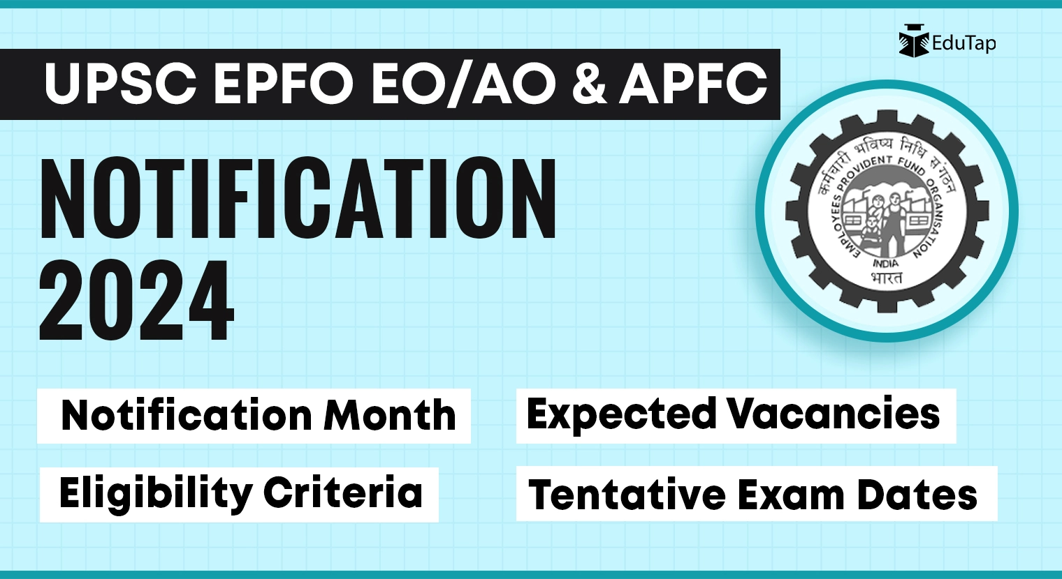 UPSC EPFO EO and APFC 2024 notification