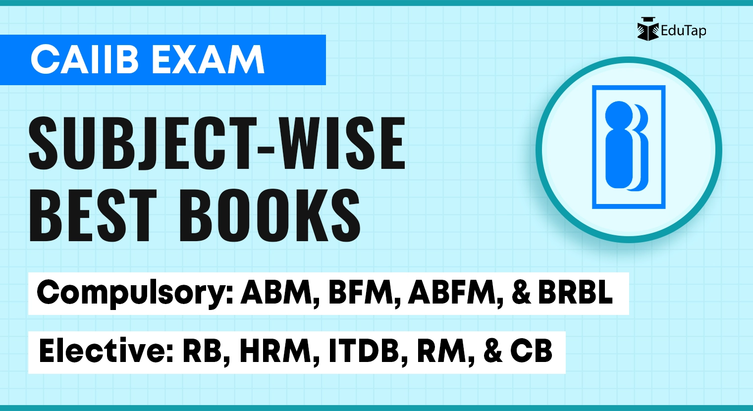 CAIIB Subject-Wise Best Books