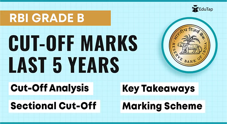 RBI Grade B Cut-Off Analysis of Last 5 Years Phases of 1, 2 and Interview