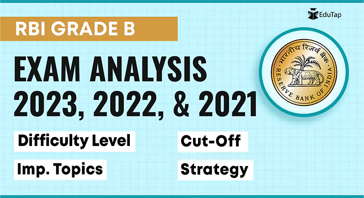 RBI Grade B Previous Papers Analysis of 2023, 2022, and 2021